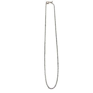 Vintage Avon SP Silver Tone Chain Necklace Minimalist Design 18 Inches layering